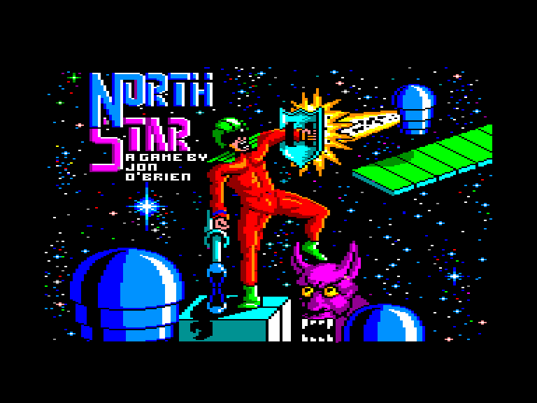 screenshot of the Amstrad CPC game North star by GameBase CPC