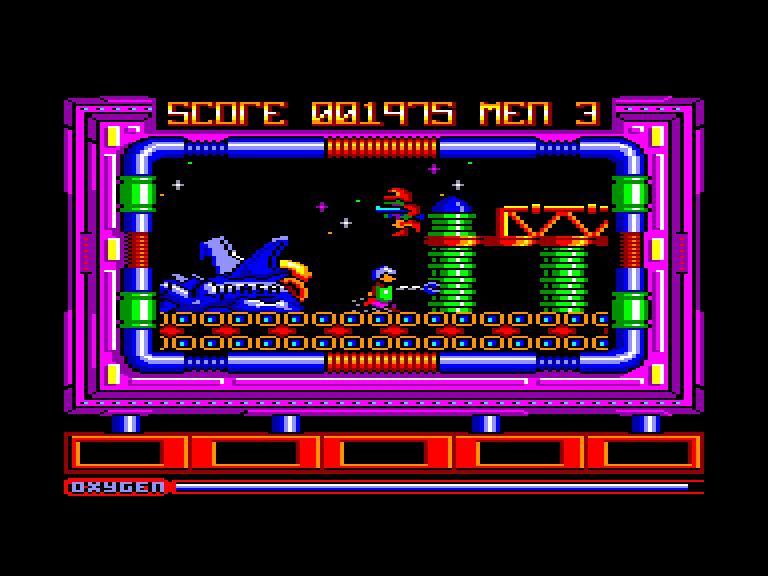 screenshot of the Amstrad CPC game North star by GameBase CPC