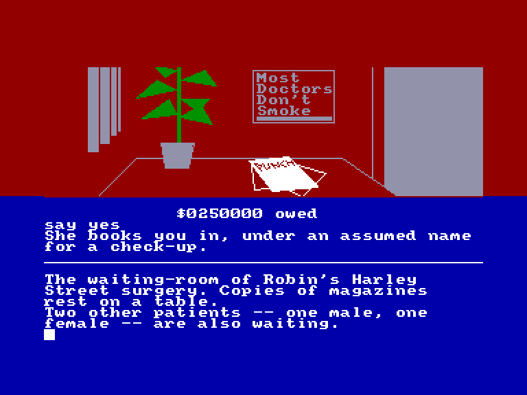 screenshot of the Amstrad CPC game Not a penny more, not a penny less by GameBase CPC