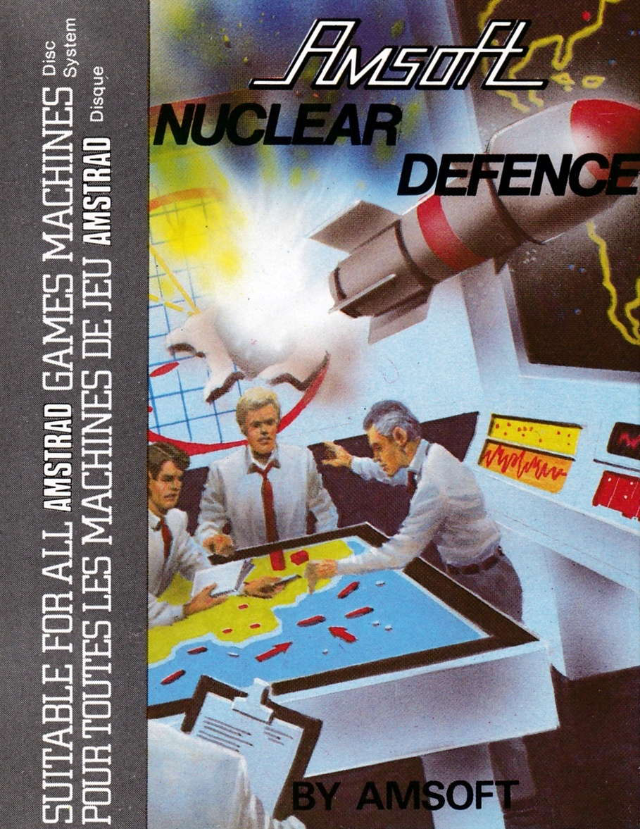 screenshot of the Amstrad CPC game Nuclear defence by GameBase CPC