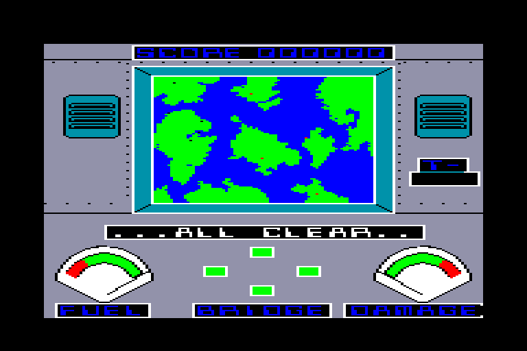 screenshot of the Amstrad CPC game Nuclear defence by GameBase CPC