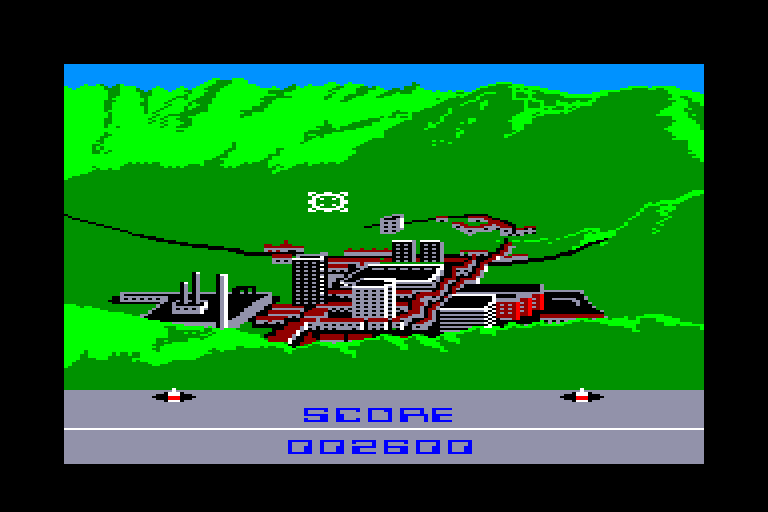 screenshot of the Amstrad CPC game Nuclear defence by GameBase CPC