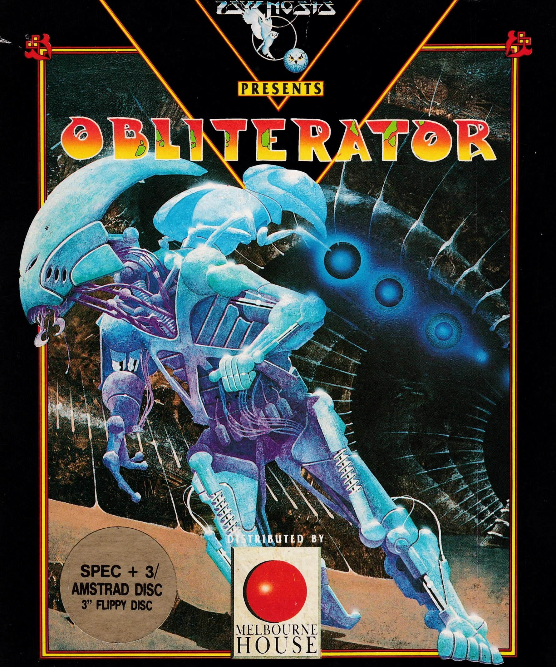 cover of the Amstrad CPC game Obliterator  by GameBase CPC