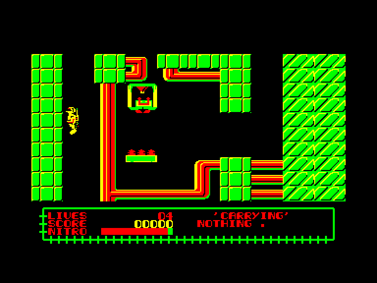 screenshot of the Amstrad CPC game Obsidian by GameBase CPC