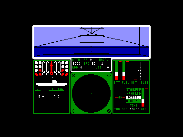 screenshot of the Amstrad CPC game Ocean Conqueror by GameBase CPC