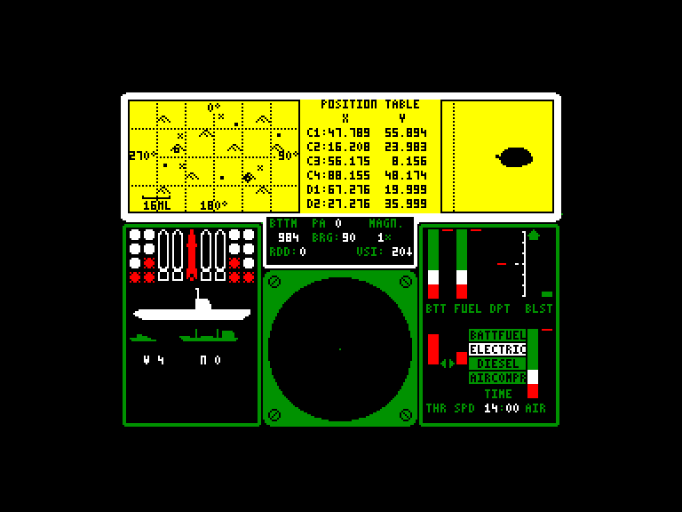 screenshot of the Amstrad CPC game Ocean Conqueror by GameBase CPC
