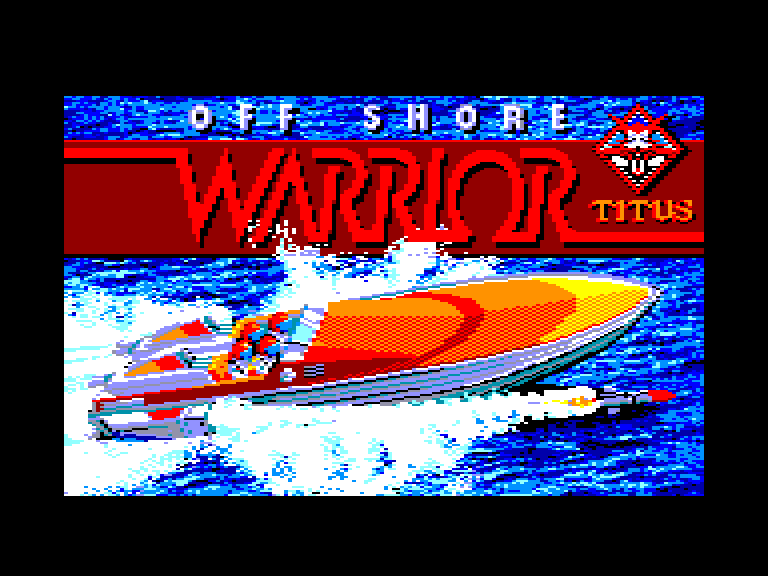 screenshot of the Amstrad CPC game Off shore warrior by GameBase CPC