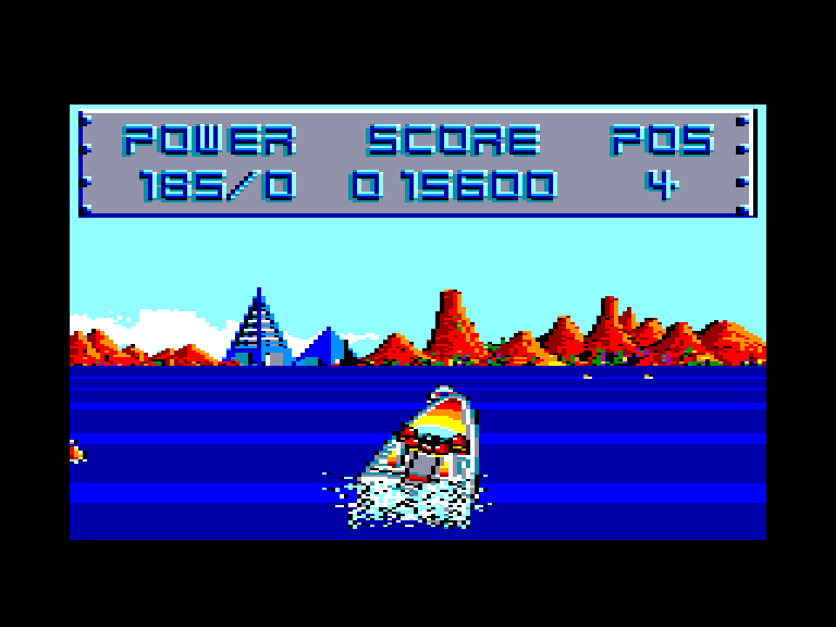 screenshot of the Amstrad CPC game Off shore warrior by GameBase CPC