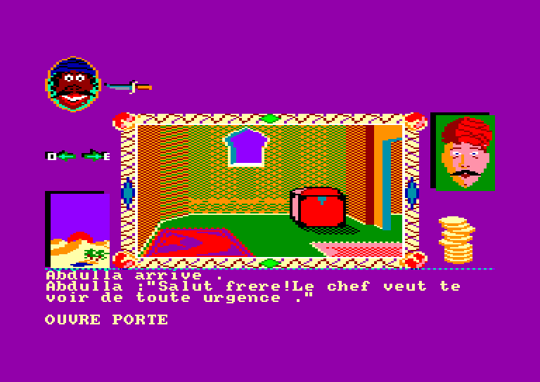 screenshot of the Amstrad CPC game Omeyad by GameBase CPC