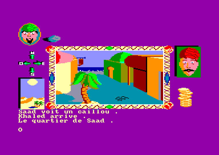 screenshot of the Amstrad CPC game Omeyad by GameBase CPC