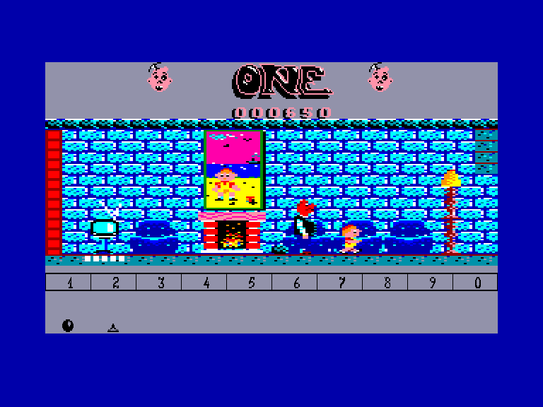 screenshot of the Amstrad CPC game One by GameBase CPC