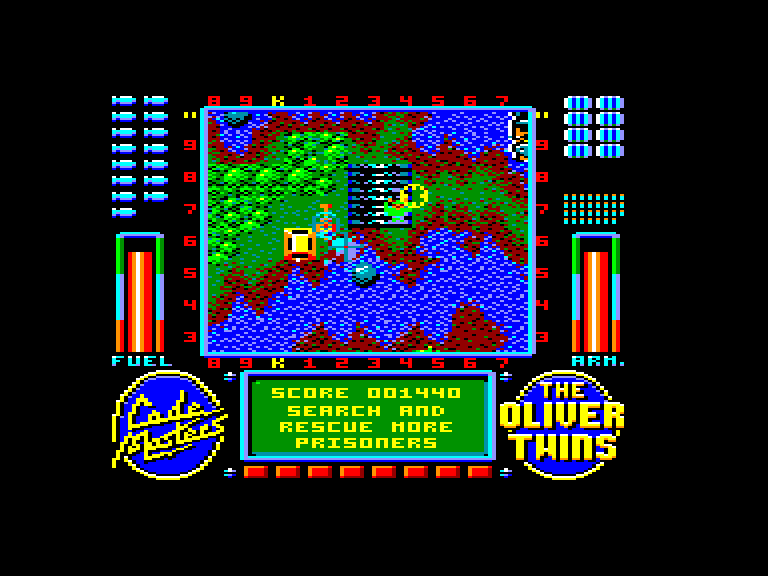 screenshot of the Amstrad CPC game Operation Gunship by GameBase CPC