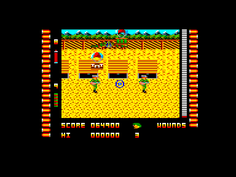 screenshot of the Amstrad CPC game Operation Hanoi by GameBase CPC