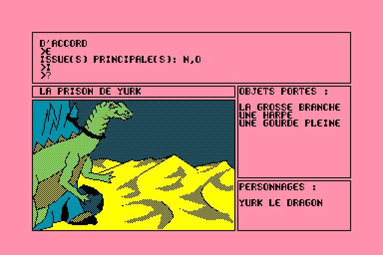 screenshot of the Amstrad CPC game Orphée by GameBase CPC