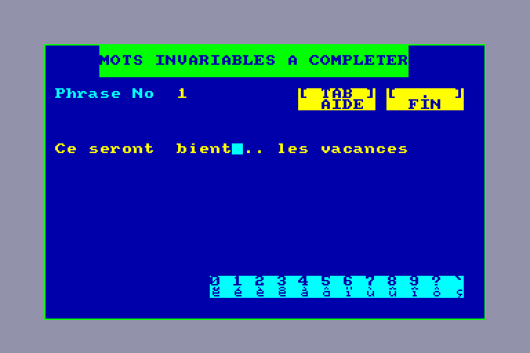screenshot of the Amstrad CPC game Ortho CM by GameBase CPC