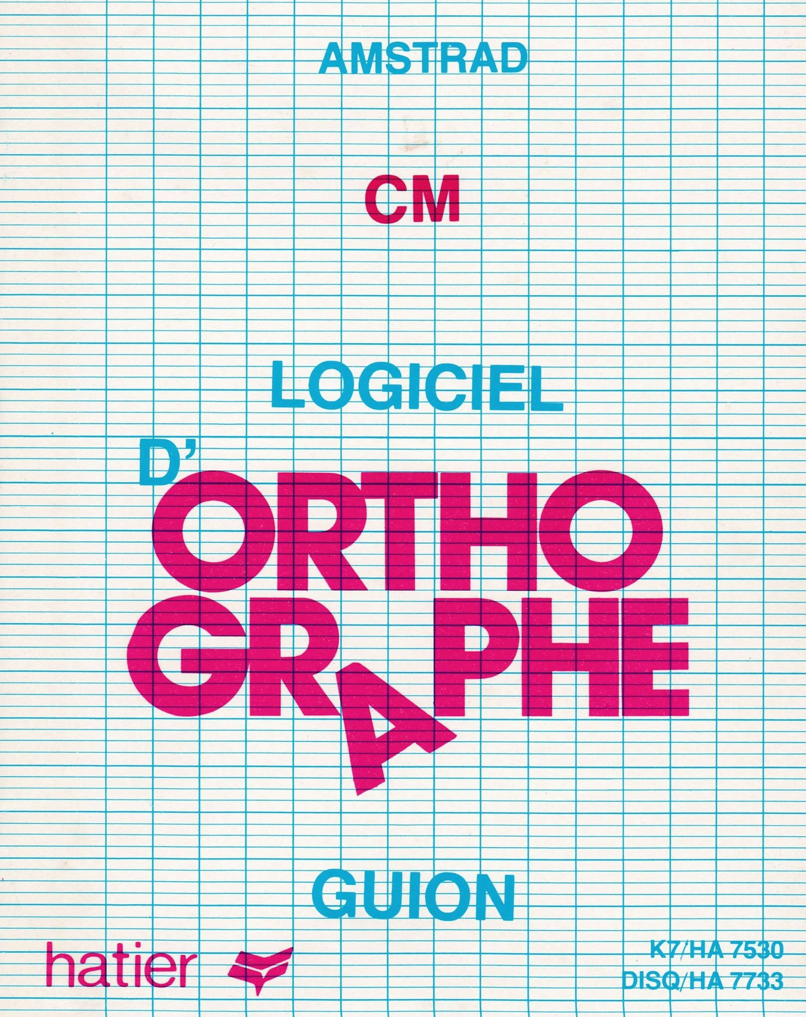 screenshot of the Amstrad CPC game Orthographe CM by GameBase CPC