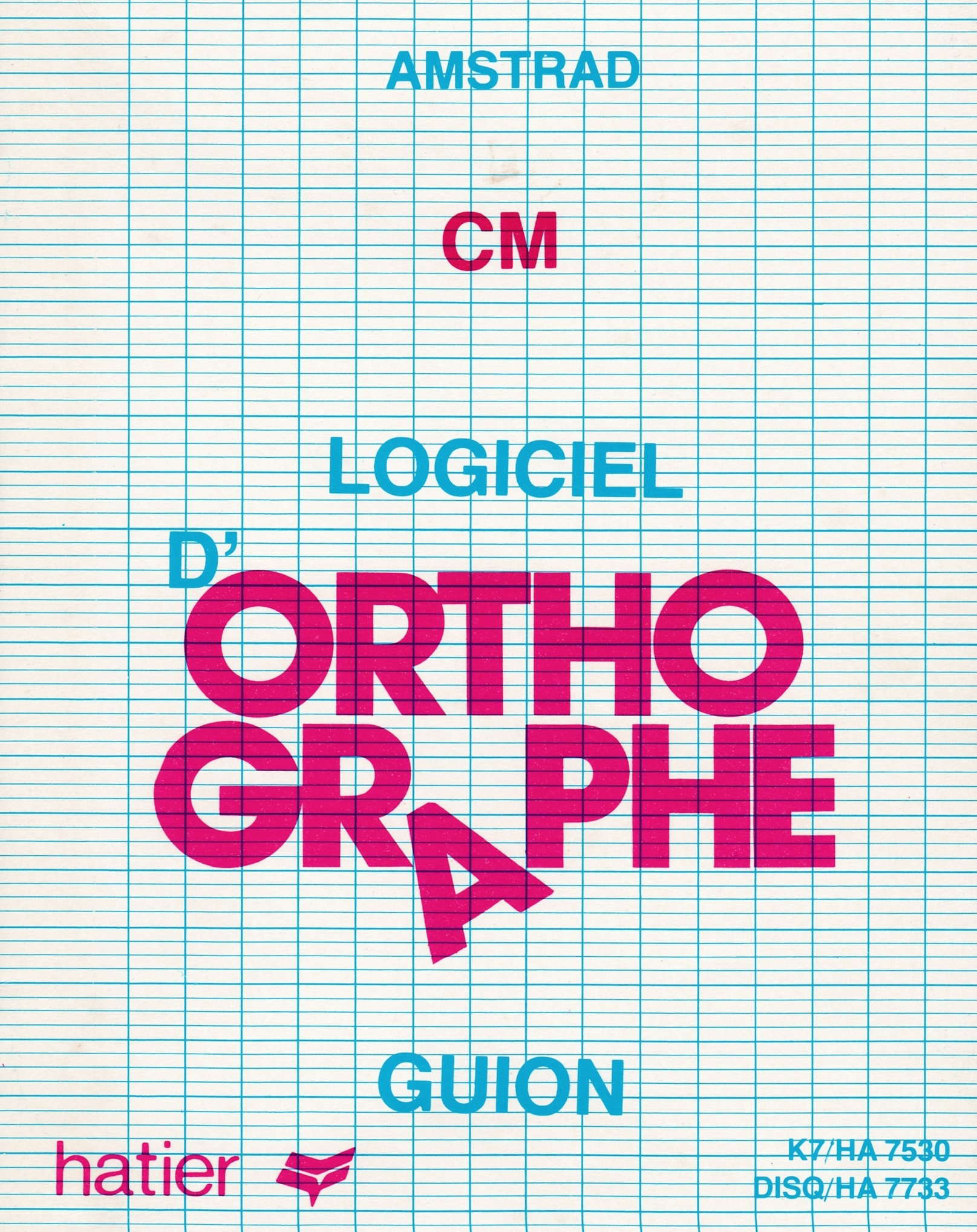 cover of the Amstrad CPC game Orthographe CM  by GameBase CPC