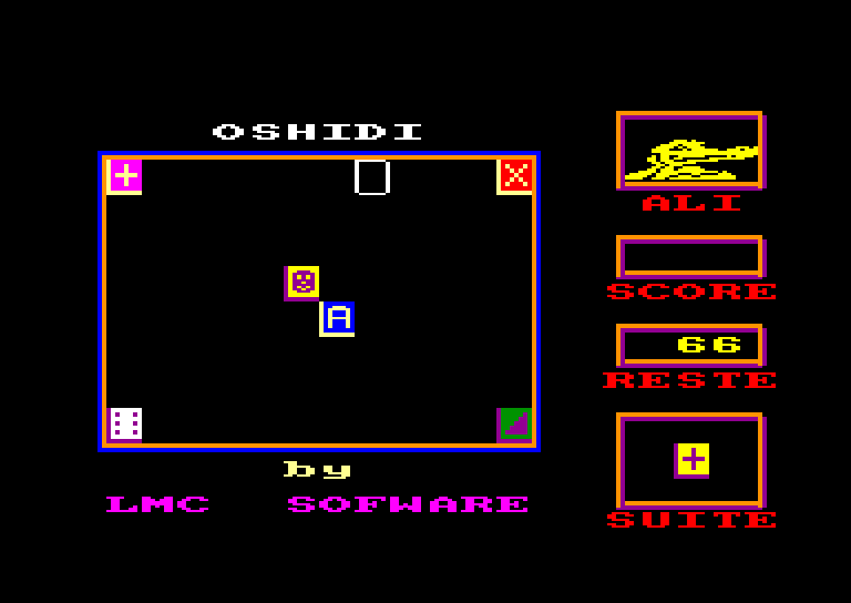 screenshot of the Amstrad CPC game Oshidi by GameBase CPC