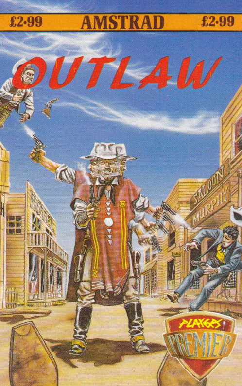 screenshot of the Amstrad CPC game Outlaw by GameBase CPC