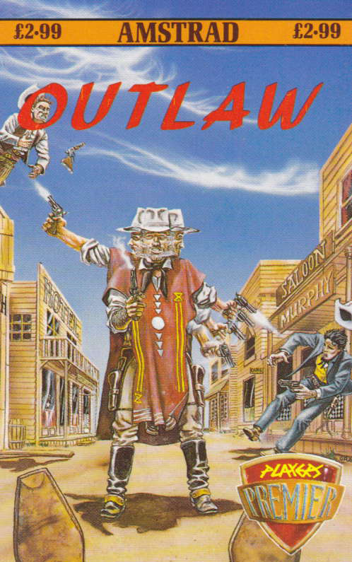 cover of the Amstrad CPC game Outlaw  by GameBase CPC