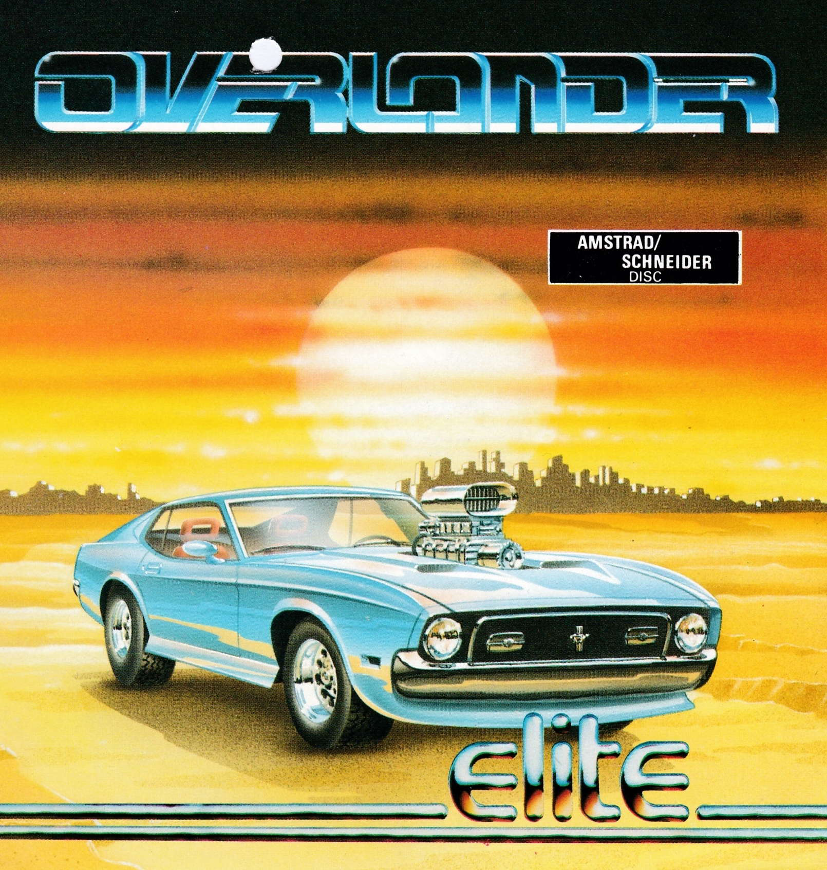 screenshot of the Amstrad CPC game Overlander by GameBase CPC