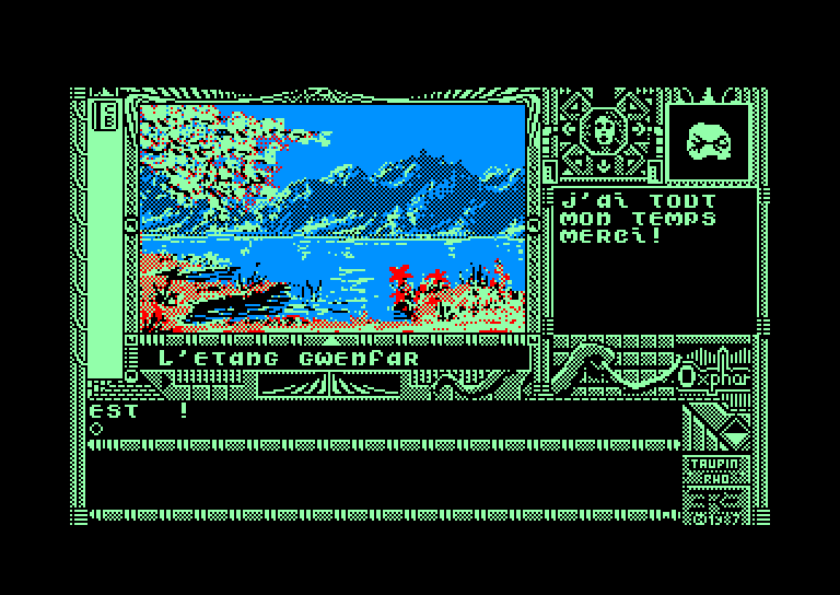 screenshot of the Amstrad CPC game Oxphar by GameBase CPC