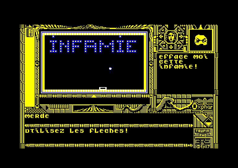 screenshot of the Amstrad CPC game Oxphar by GameBase CPC