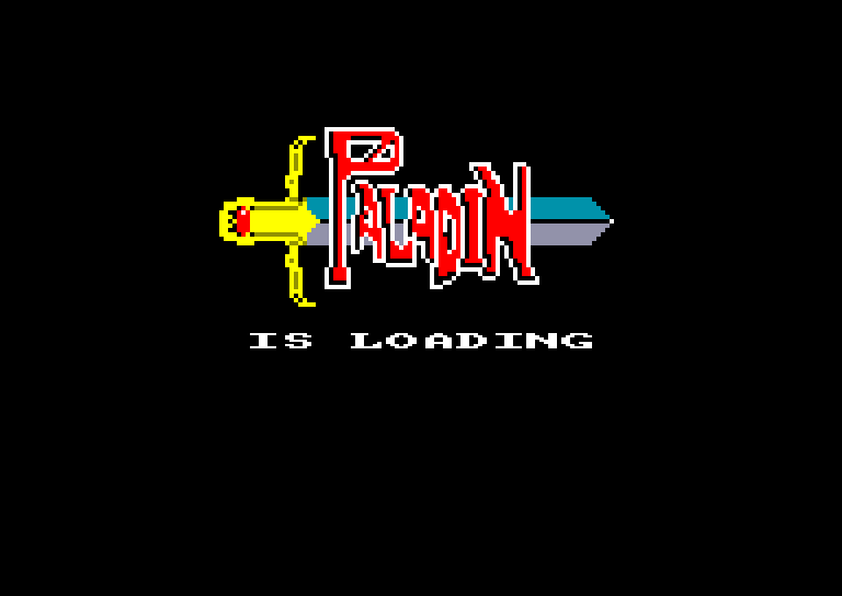 screenshot du jeu Amstrad CPC Paladin