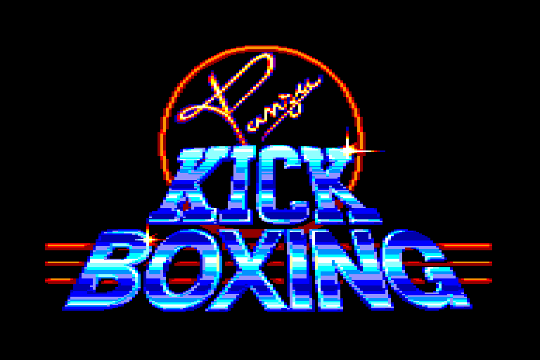 screenshot of the Amstrad CPC game Panza Kick Boxing by GameBase CPC
