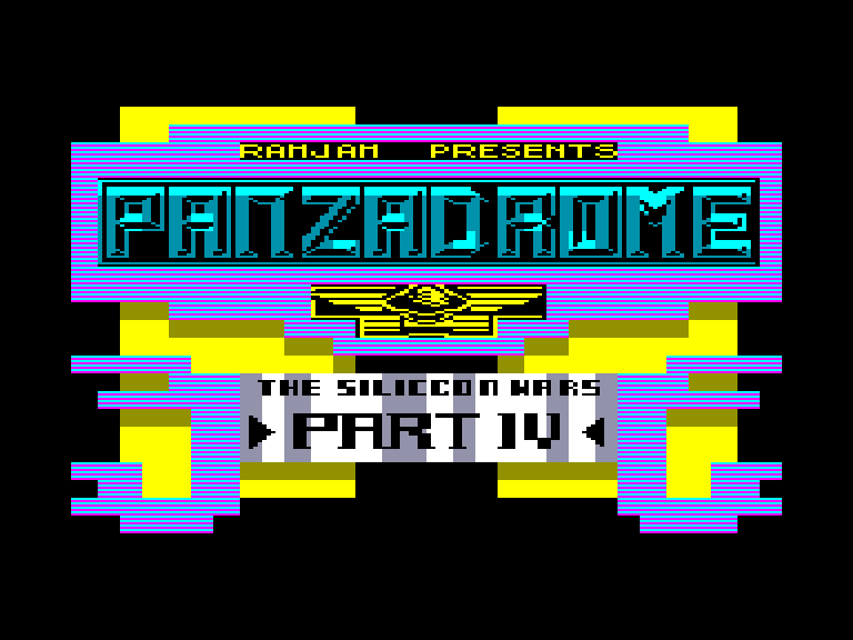 screenshot of the Amstrad CPC game Panzadrome by GameBase CPC