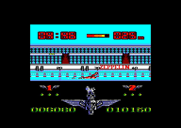 screenshot of the Amstrad CPC game Para Academy by GameBase CPC