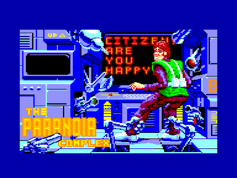 screenshot of the Amstrad CPC game Paranoia complex (the) by GameBase CPC