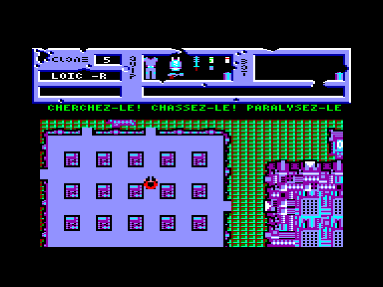 screenshot of the Amstrad CPC game Paranoia complex (the) by GameBase CPC