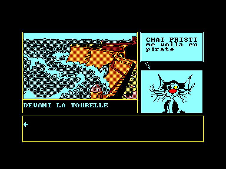 screenshot of the Amstrad CPC game Passager du Temps (le) by GameBase CPC