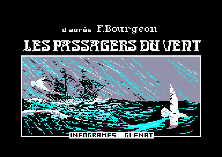 screenshot du jeu Amstrad CPC Passagers du Vent (les)