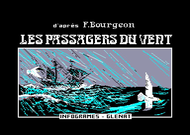 screenshot of the Amstrad CPC game Passagers du Vent (les) by GameBase CPC