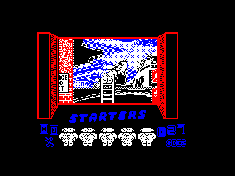 screenshot of the Amstrad CPC game Paste-Man Pat by GameBase CPC