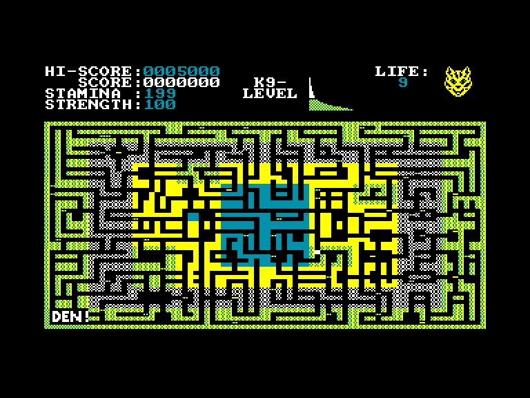 screenshot of the Amstrad CPC game Paws by GameBase CPC