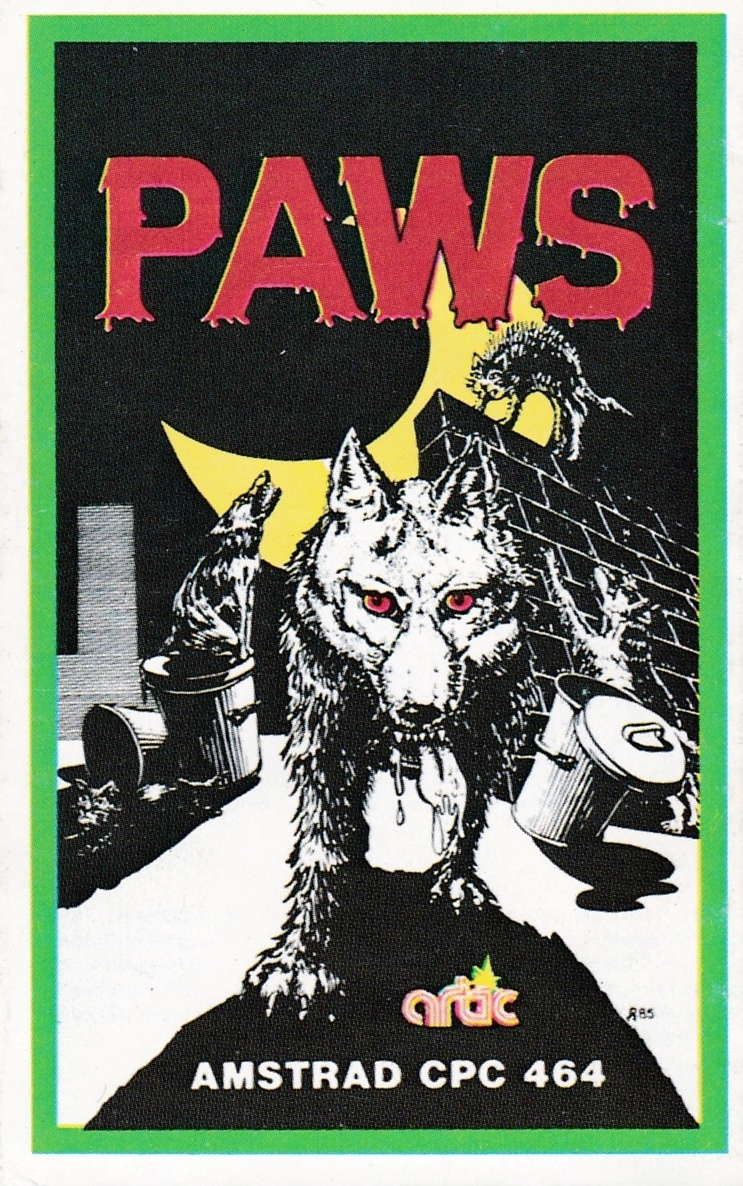 cover of the Amstrad CPC game Paws  by GameBase CPC