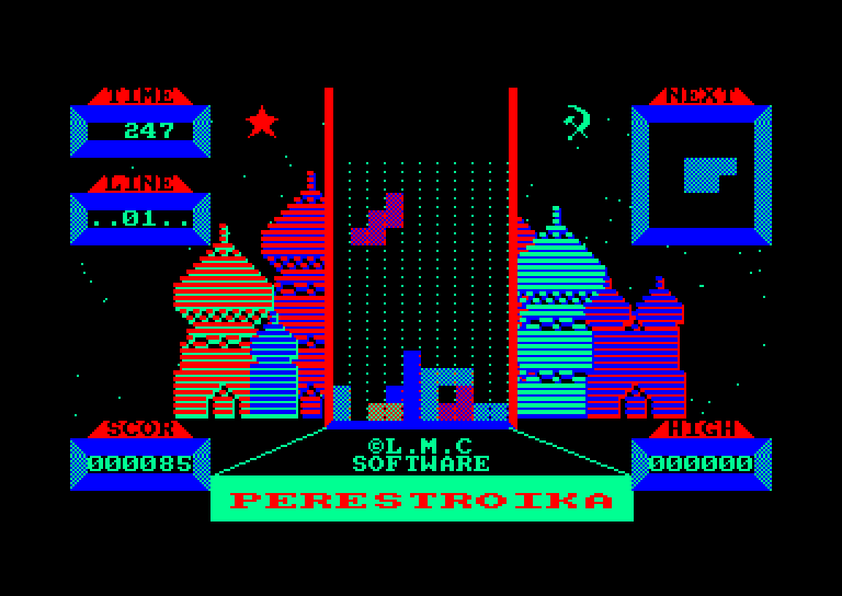 screenshot of the Amstrad CPC game Perestroika by GameBase CPC