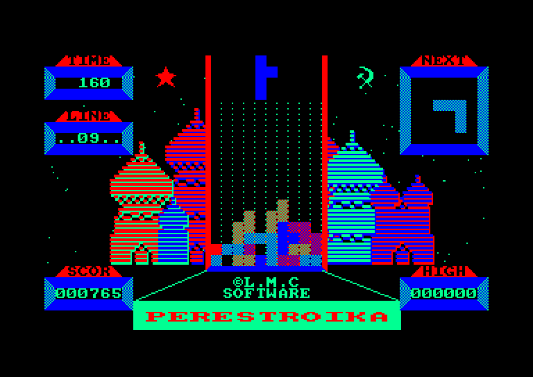 screenshot of the Amstrad CPC game Perestroika by GameBase CPC