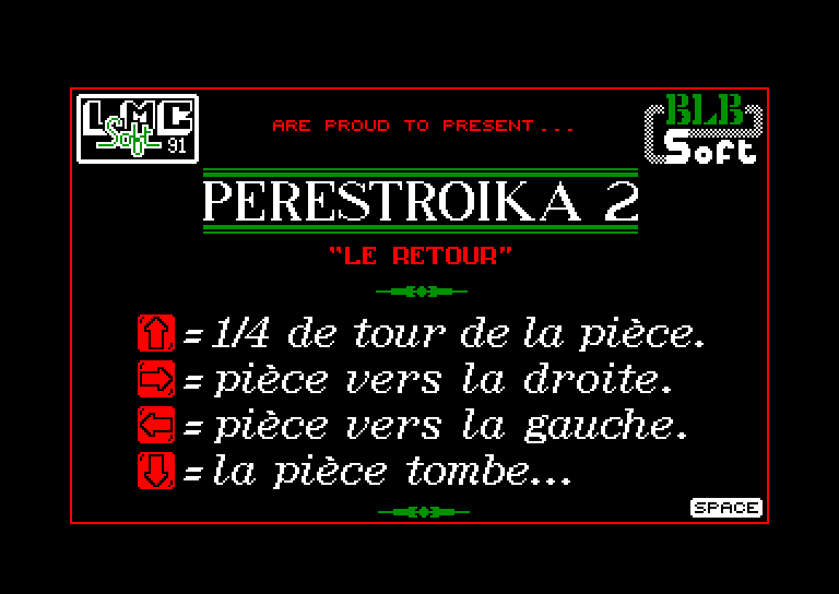 cover of the Amstrad CPC game Perestroika 2 - Le Retour  by GameBase CPC