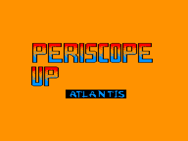 screenshot of the Amstrad CPC game Periscope up by GameBase CPC