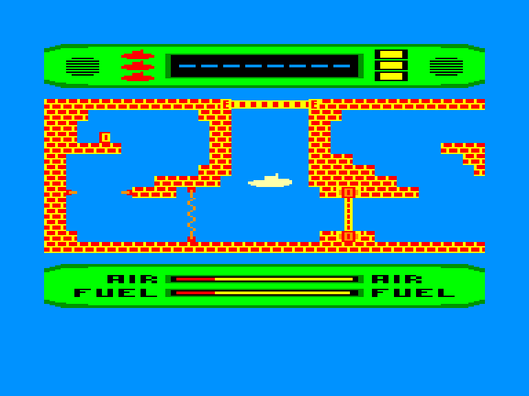 screenshot of the Amstrad CPC game Periscope up by GameBase CPC