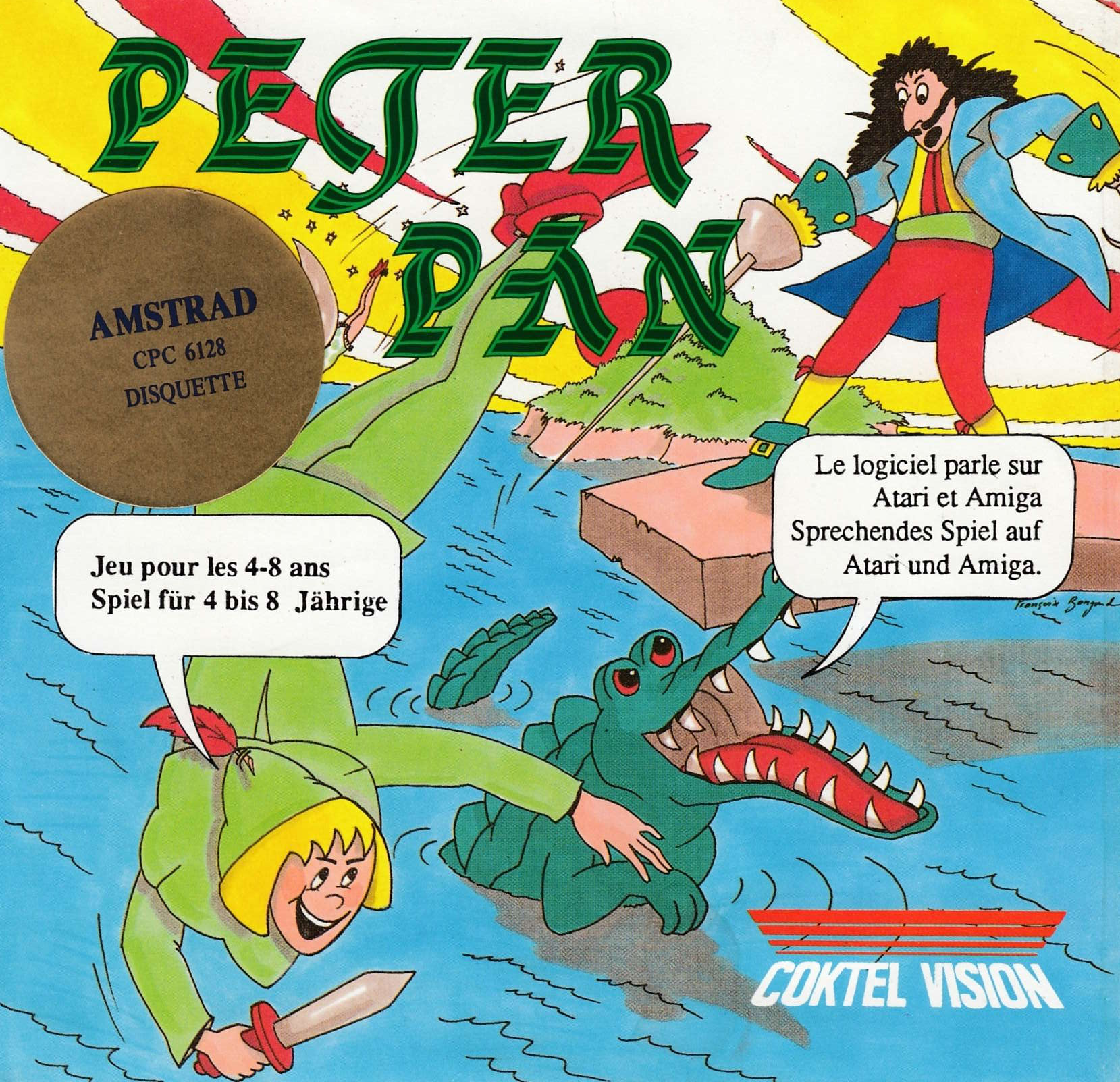 cover of the Amstrad CPC game Peter Pan  by GameBase CPC