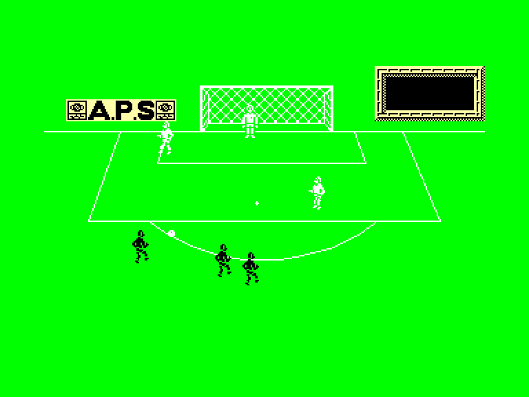 screenshot of the Amstrad CPC game Peter Shilton's Handball Maradona by GameBase CPC