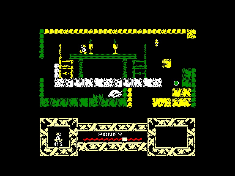 screenshot of the Amstrad CPC game Phantomas 2 by GameBase CPC