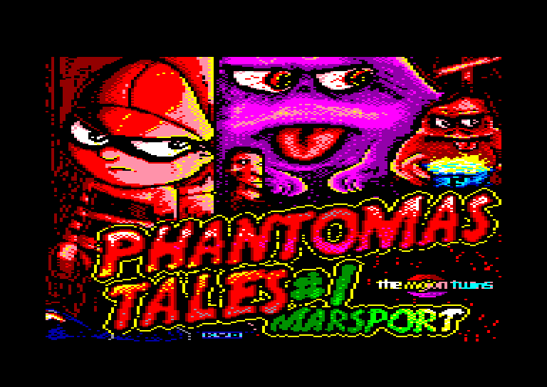 screenshot of the Amstrad CPC game Phantomas Tales #1 - Marsport by GameBase CPC