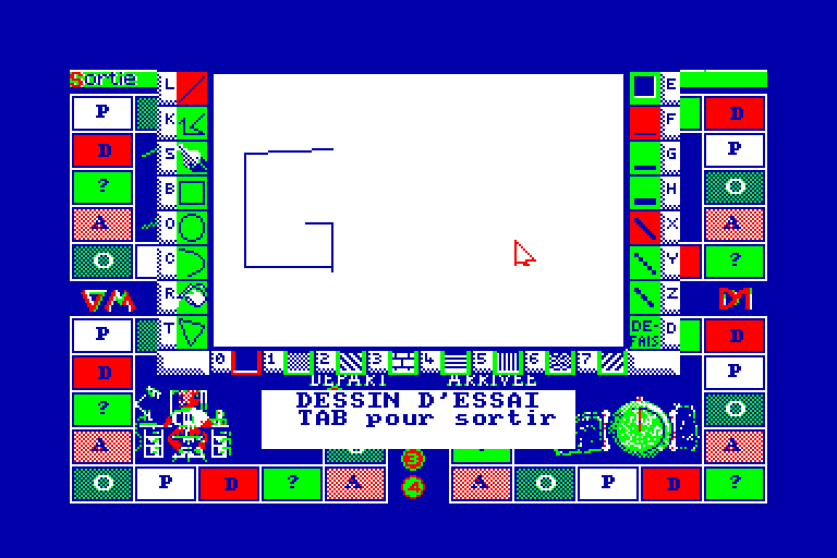 screenshot of the Amstrad CPC game Pictionary by GameBase CPC