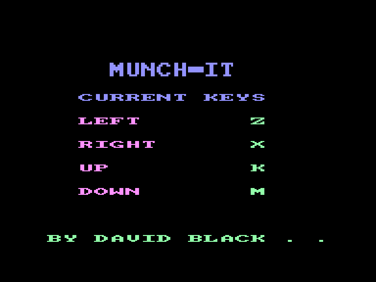 screenshot of the Amstrad CPC game Munch-It by GameBase CPC